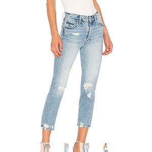 Mother Tomcat hi rise straight leg